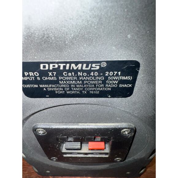 Optimus PRO X7 Speaker – Model 40-2071 - tested and working - Picture 7 of 8